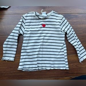 Zara long sleeve knit top